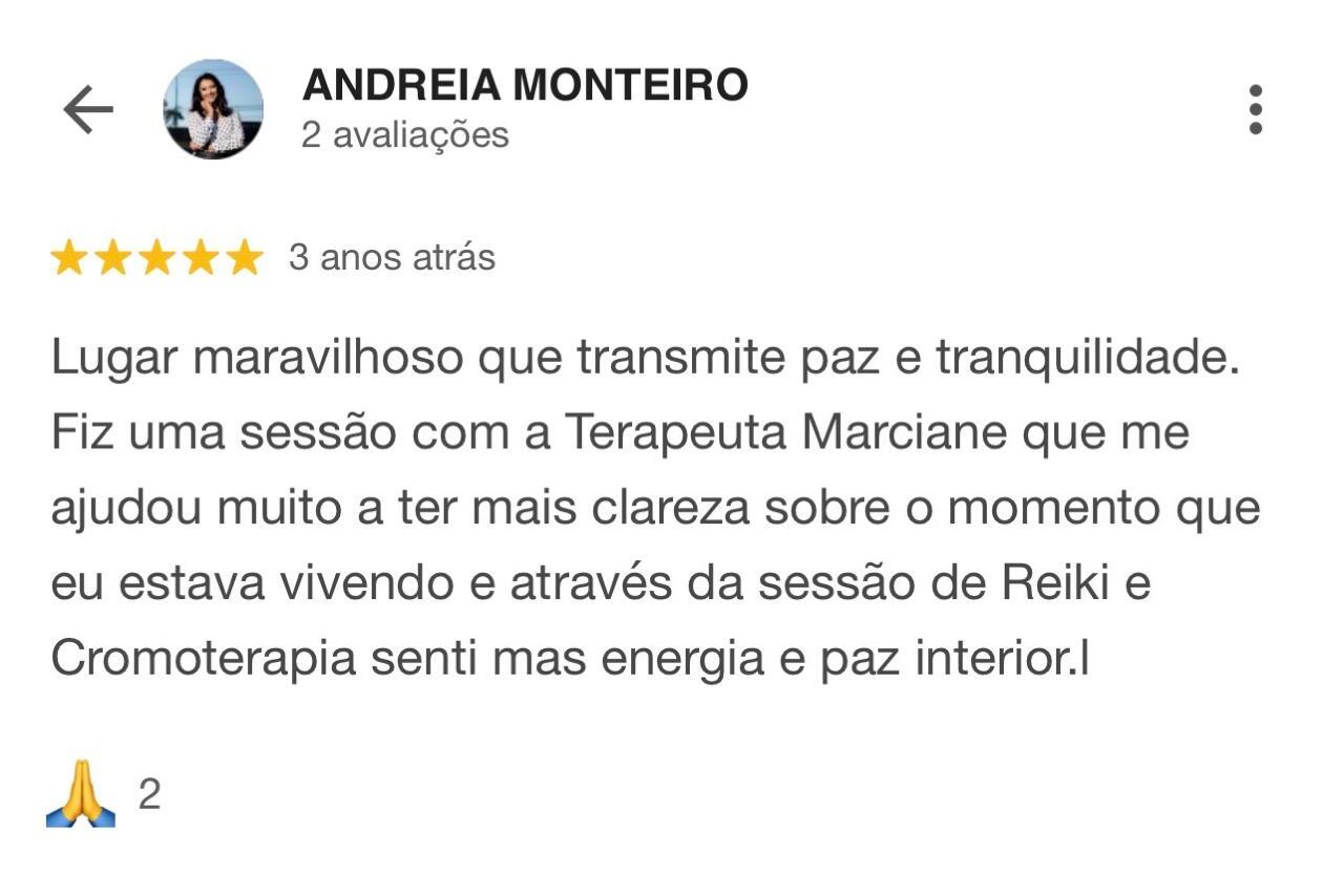 Depoimento de Andreia Monteiro